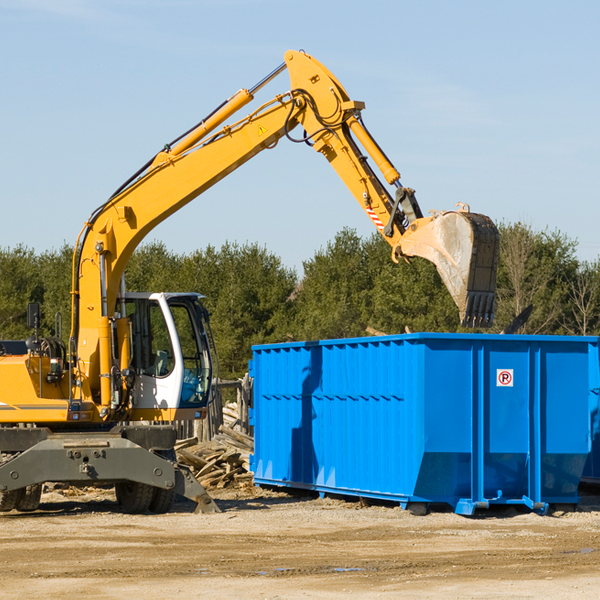 can i choose the location where the residential dumpster will be placed in East Bernard